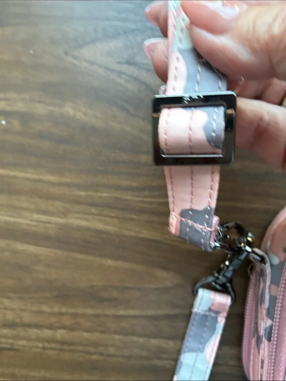 lug Quilted Pink Camouflage roundabout, Crossbody belt bag